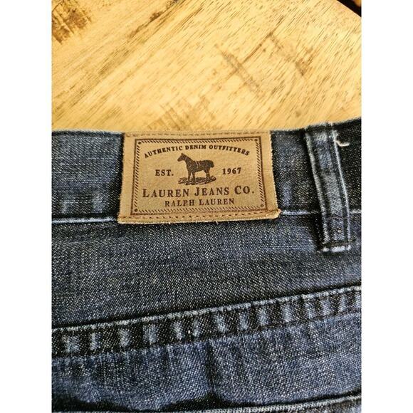 Lauren Jeans Co. Ralph Lauren Women’s Denim Jeans 8P Equestrian Western Preppy - Picture 6 of 9